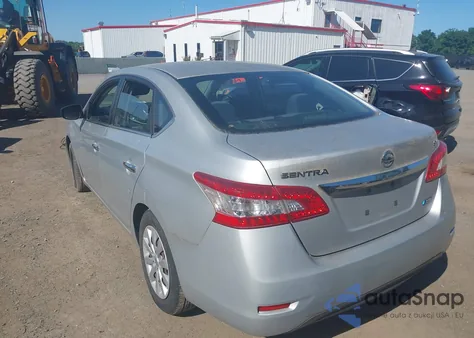 2013 Nissan Sentra Sv z USA, uszkodzony, nr VIN 3N1AB7AP0DL678746